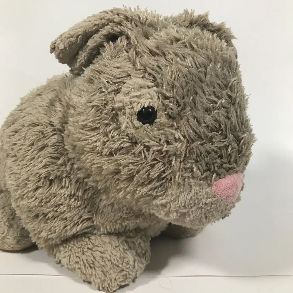 Gund Tan Bunny Rabbit Plush Stuffed Animal Shaggy Soft Floppy Ears 9.5 Inch